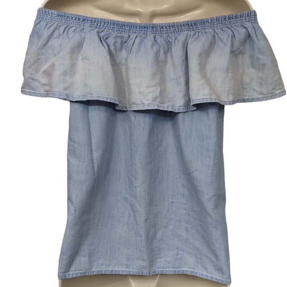 Soft Joie NWT Vilma Flounced Off Shoulder Top Sz XXS - Picture 2 of 8